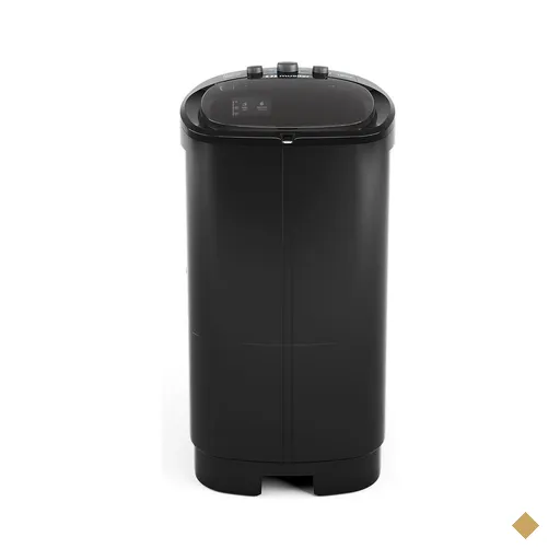 Tanquinho de Lavar Roupa Mueller 10kg Aquatec Não Transborda Preto MLT10F