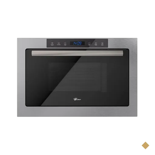 Forno Micro ondas Embutir Infinity 25Litros Touch Com Grill Inox Fischer
