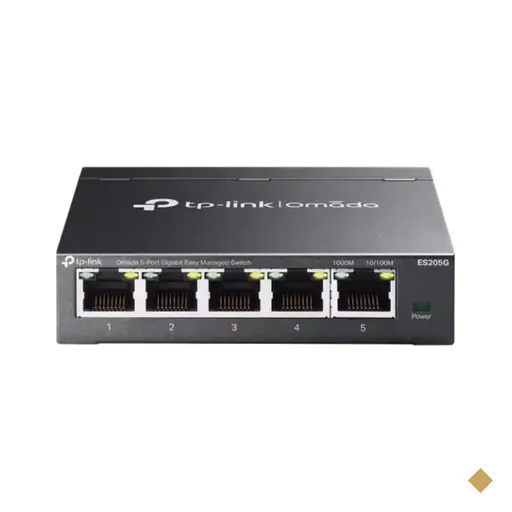 Switch TP-Link Omada 5 Portas Gerenciável Agile Gigabit - ES205G