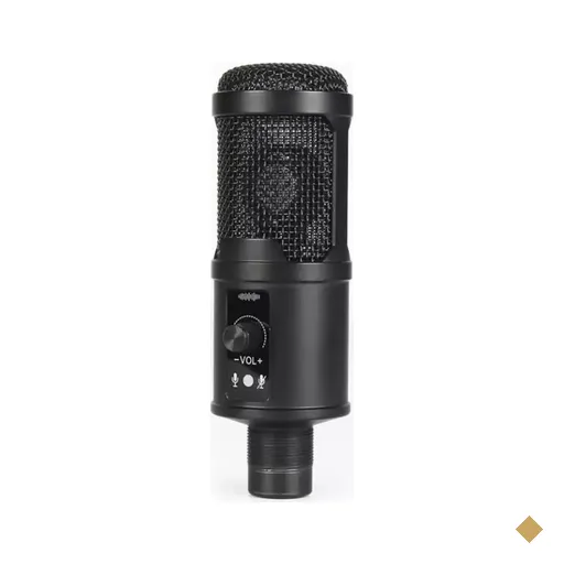 Microfone Streaming com Tripé C3Tech USB - MI-50BK