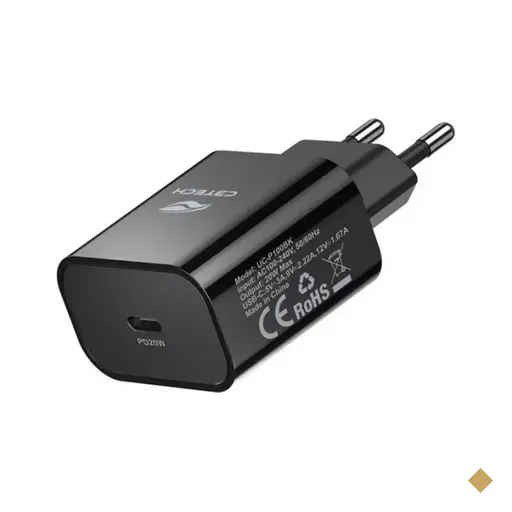 Carregador USB-C Universal 20W PD UC-P100BK - C3Tech