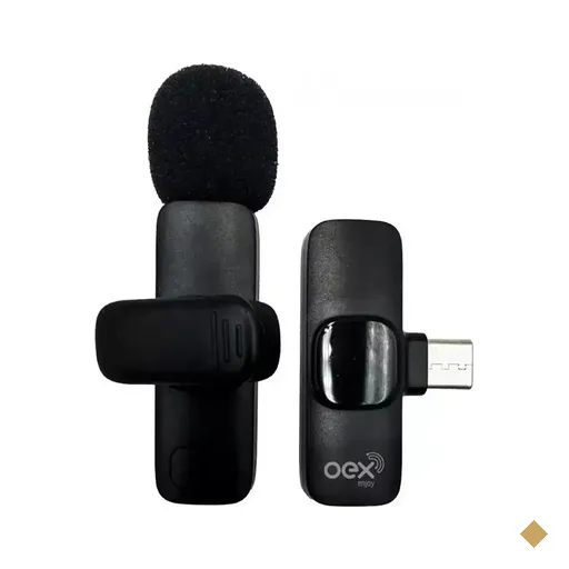 Microfone Lapela Wireless USB-C - OEX