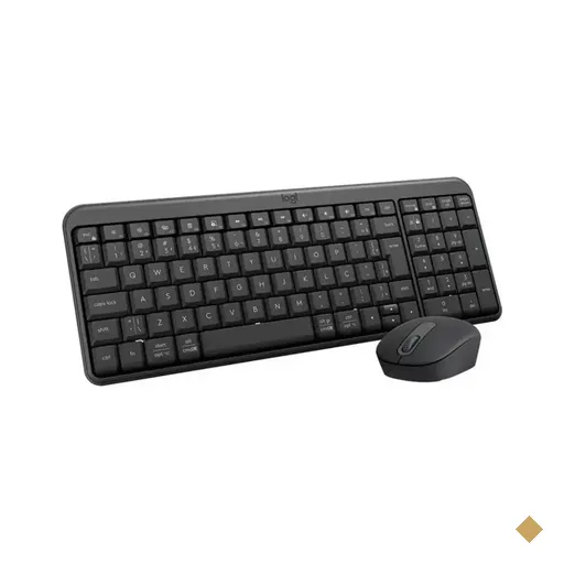 Kit Teclado e Mouse Logitech MK250 Compact Bluetooth, Grafite -  MK250 