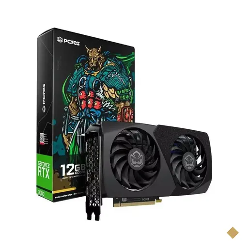 Placa de Vídeo PCYES GeForce RTX 3060 Projeto Edge 12GB GDDR6 192-bit PCI-E…