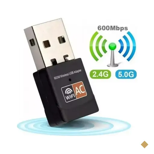 Adaptador Nano Wireless-AC 600Mbps Dual Band USB