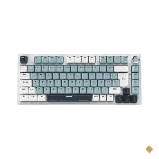 Teclado Mecânico Gamer PCYES Arkeum Summit Edition 75% Switch Red, ABNT2, USB
