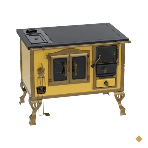Fogao a Lenha Venax n 2 Duque Premium Caldeira Amarelo SE