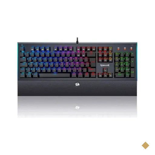 Teclado Mecânico Gamer Redragon Dark Aryaman V2 RGB com Switch Outemu Brown…