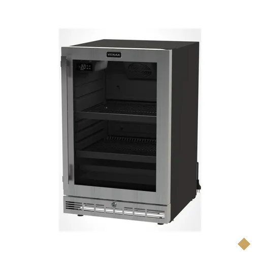 Cervejeira de Embutir Venax 102L Top Light S40 Inox Porta Invertida 220V