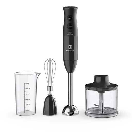 Mixer 3 em 1 com Haste em Aço Electrolux com 02 Velocidades, Capacidade de 0,6…
