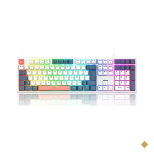 Teclado Mecânico Gamer Redragon Trundle RGB com Switch Outemu Brown ABNT2