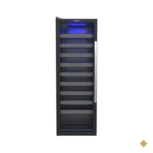 Adega Piubella 200 Para 50 Garrafas Preto Porta Invertida