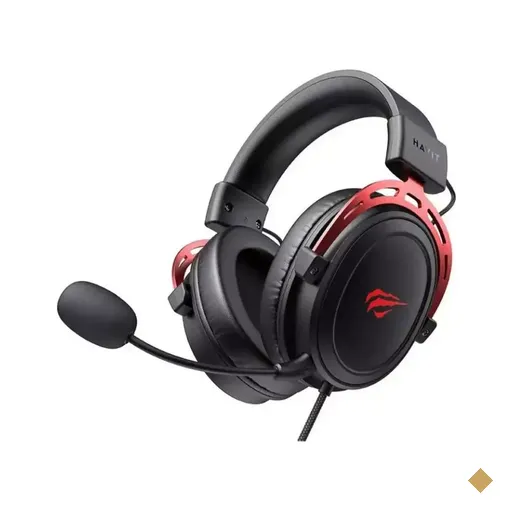 Headset HAVIT H756D, Com Fio, 50MM, P3, (PS4, Xbox, PC e Android) Black