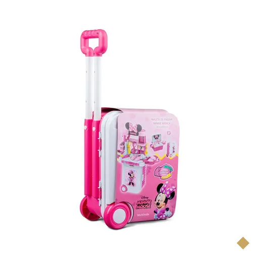 Maleta de Viagem Minnie Médico Playset 3 Em 1 Multikids - BR1296