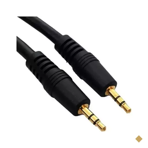 Cabo P2 (M) x P2 (M) 1,5m Preto - TSA