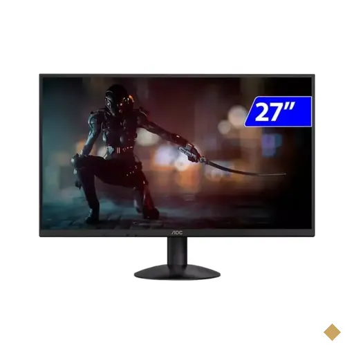 Monitor Gamer AOC 27” 120Hz 1ms IPS 27B30H3 – Full HD, HDMI, Low Blue Mode