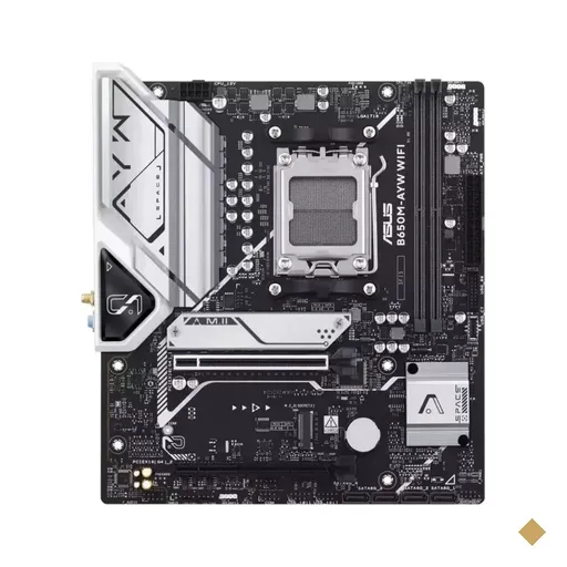 Placa Mãe ASUS B650M-AYW WIFI (Socket AM5/AMD B650/DDR5/M.2)