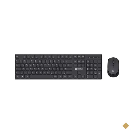 Kit Mouse e Teclado Fortrek CW11 Wireless Preto
