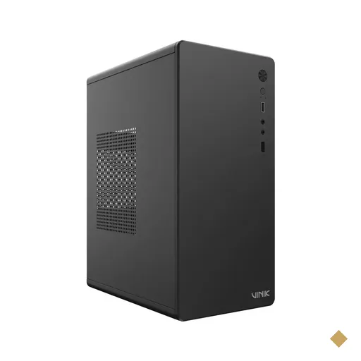 Gabinete Vinik Corporativo VK03, Mid Tower, Preto, Com Fonte 200W