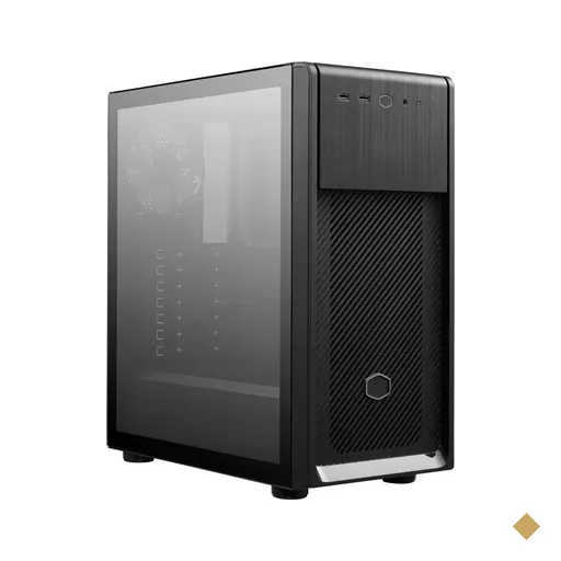 Gabinete Cooler Master MasterBox Elite 500, Mid Tower, Lateral em Vidro…