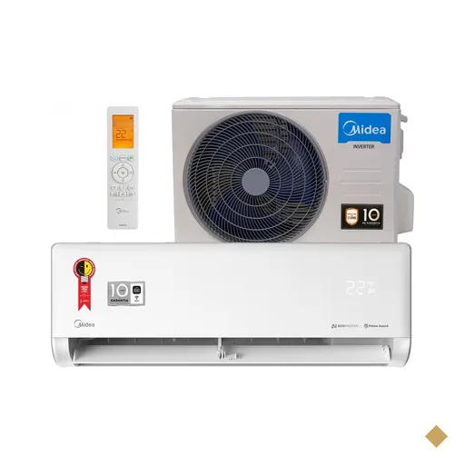 Ar Condicionado 9000 BTUs Split Hi Wall Inverter Midea Quente e Frio AI…