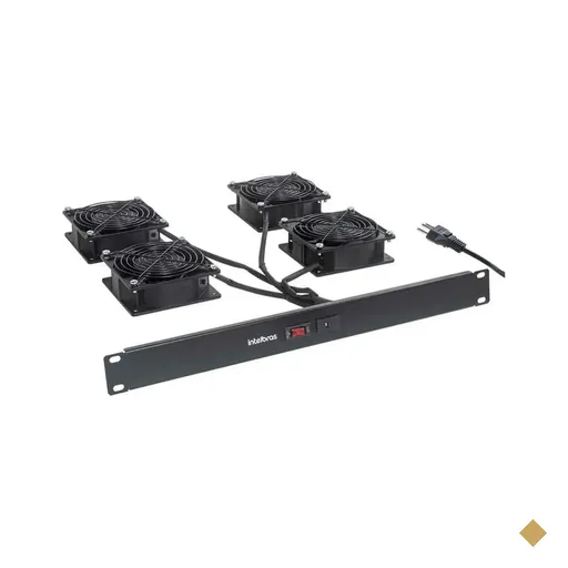Conjunto de 4 Ventiladores Intelbras KVR 4V Para Rack Servidor - 4770008