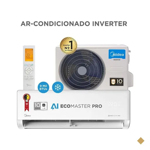 Ar Condicionado Split Inverter Midea AI Ecomaster Pro 9000 BTUs Frio 220V…