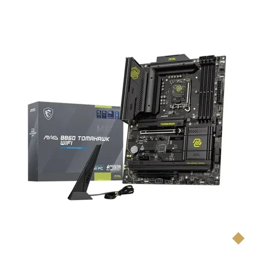 Placa Mãe MSI Mag B860 Tomahawk Wifi 7 (LGA 1851/Intel B860/DDR5/M.2/WIFI 7)