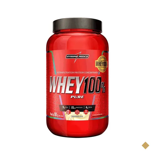 Whey 100% Pure 900g Integralmedica BAUNILHA