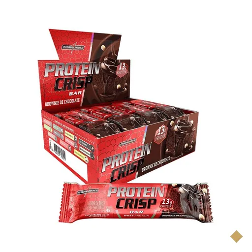 Protein Crisp Bar 12 und Integralmedica - Brownie de Chocolate