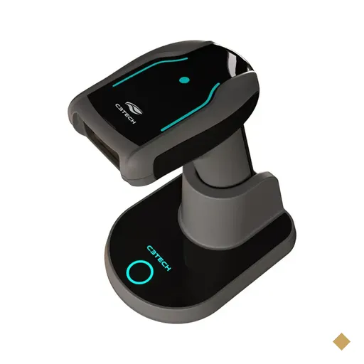 Leitor de Código de Barras C3Tech LB-W600S, 1D/2D (DANFE, Boleto Bancário, QR…