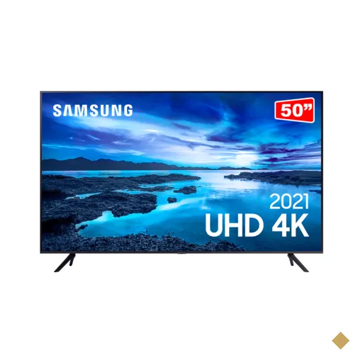 Samsung Smart TV 50" UHD 4K, Processador Crystal 4K, Alexa Built in e W-Fi…