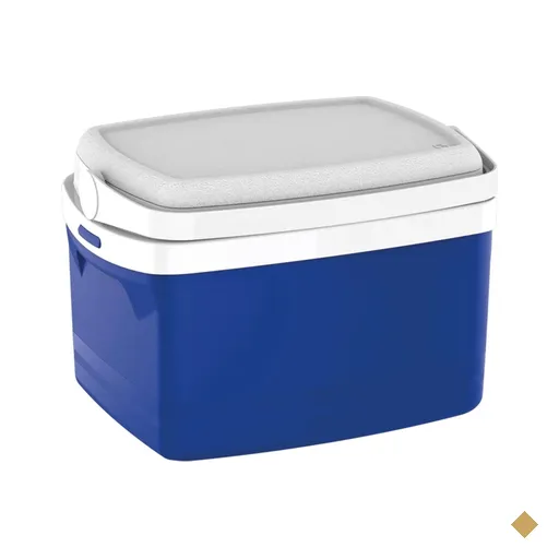 Caixa Térmica 12L Soprano Azul com Alça Articulável Cooler Tropical Praia…