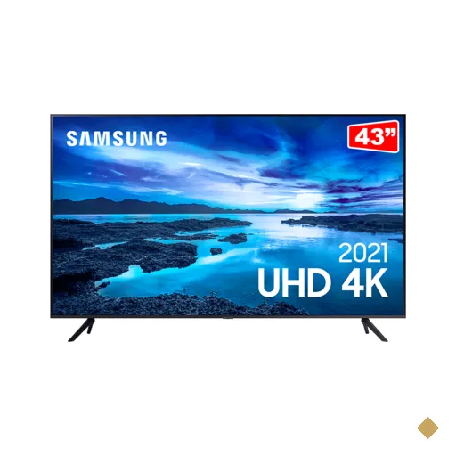 Samsung Smart TV 43" UHD 4K, Processador Crystal 4K, Alexa built in WiFi…