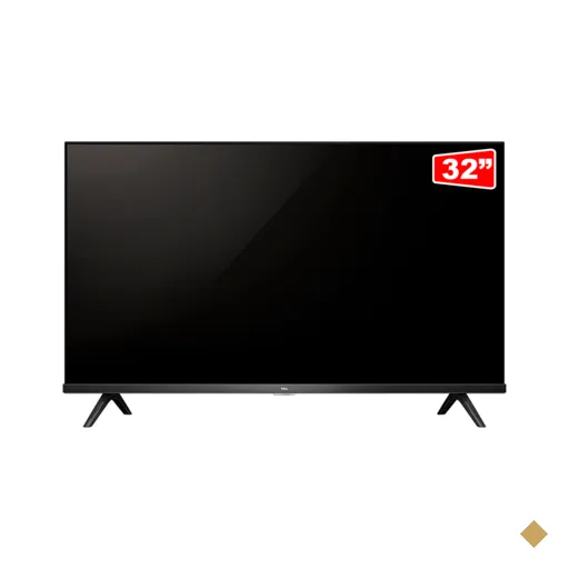 TV TCL LED 32" HD, HDR, Wifi, Bluetooth, Google Assistant, 32S615 | Preto