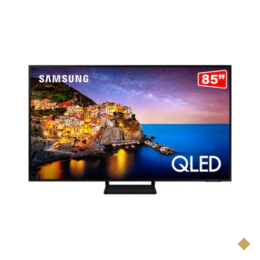 Samsung Smart TV 85" 4K QLED, Modo Game, Processador IA, Alexa built in, 85Q70A…