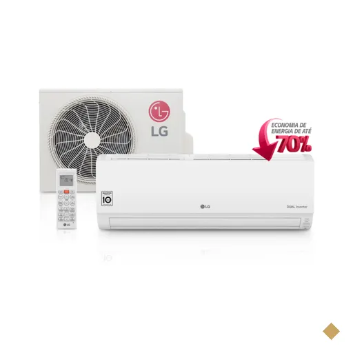 Ar Condicionado LG Split Dual Inverter Compact Frio, Gás Refrigerante R-410A…