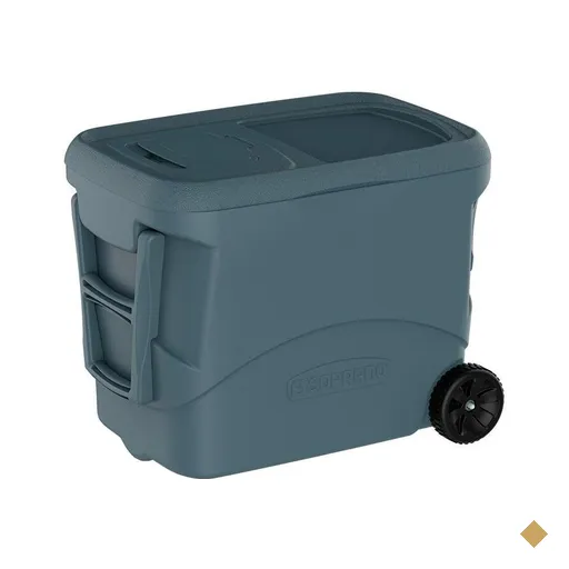 Caixa Térmica Tropical S Plus Com Rodas 50L Cinza Escuro