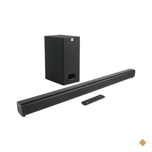 Soundbar JBL SB130, 2.0 Canais, Bluetooth, Subwoofer com Fio, 55W RMS…