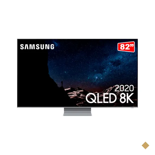 Samsung Smart TV QLED 82" 8K, Processador com IA, Alexa built in WiFi, 82Q800T…