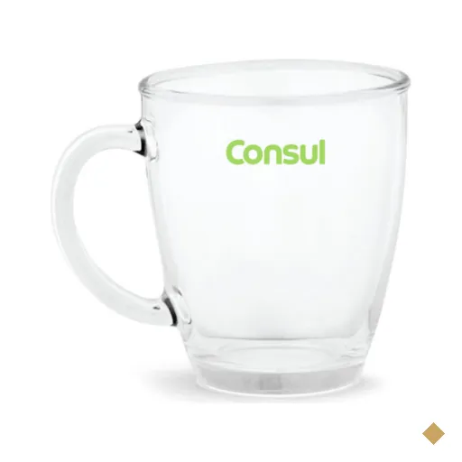 Caneca de Vidro 390ml Consul