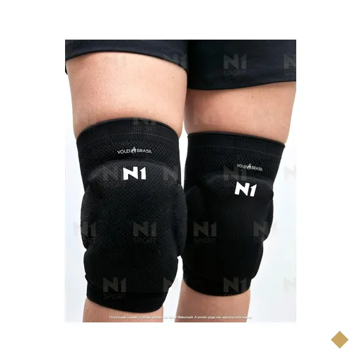 Joelheira Com Proteção N1 Linha Cbv Preto M N1 Sport