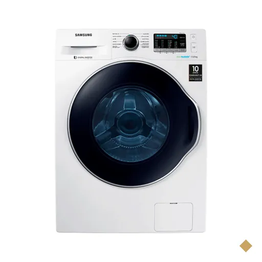 Lavadora Samsung WW6800 11KG, Porta Crystal Blue com Ecobubble, WW11K6800W |…