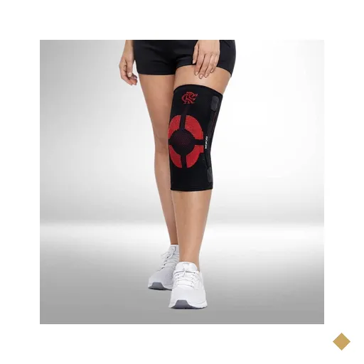 Joelheira Pro Flamengo Preta Gg Knit 3D Estabilização Patelar Alívio De Dor…
