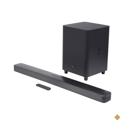Soundbar JBL Bar 4K Ultra HD 5.1 Surround, Wireless, JBLBAR51IMBLKBR, 325W |…