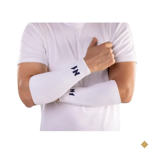 Protetor De Antebraço Slide Branco M Proteção Impacto