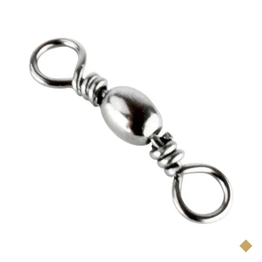 Kit 12 Giradores Simples para Pesca de Aço Inox Alligator Tamanho 4 Pescaria…