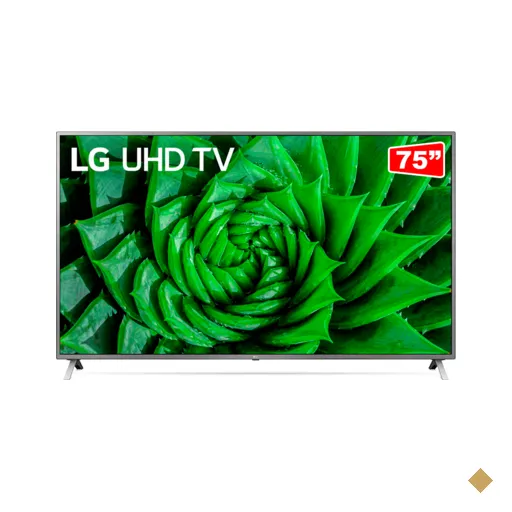 Smart TV LG 75" 4K UHD 75UN8000, Wi-Fi, Bluetooth, HDR, Inteligência…