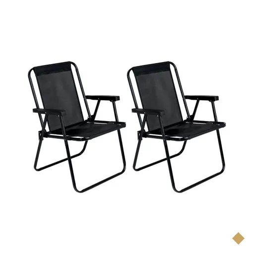 Conjunto Duas Cadeiras de Praia Alta MOR