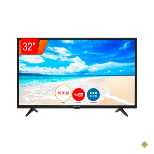 TV LED Panasonic 32" 32FS500B HD Smart, Espelhamento de Tela, Media Player…